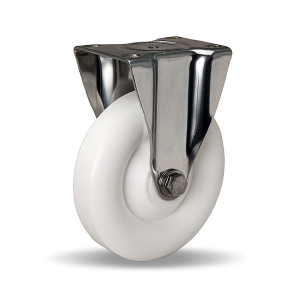 Rigid Caster, Stl 5X1-3/8 Aqualite Whl