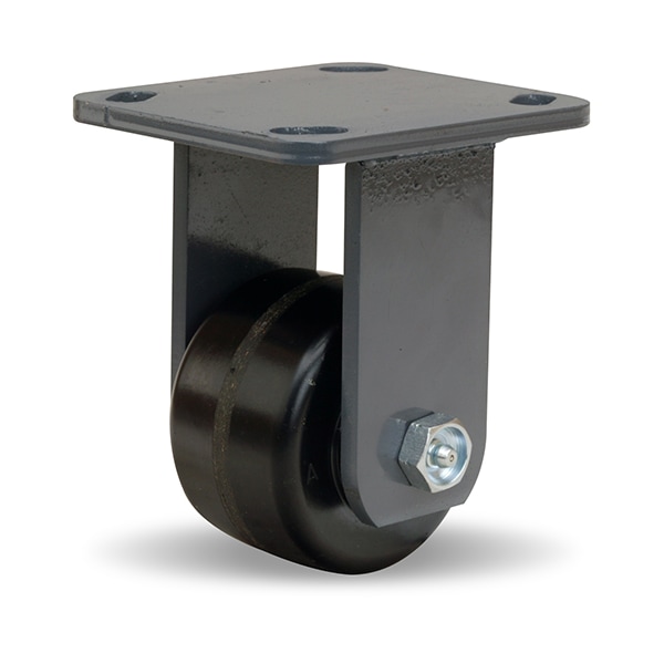 Rigid Caster, Wh 3X2 Plastex