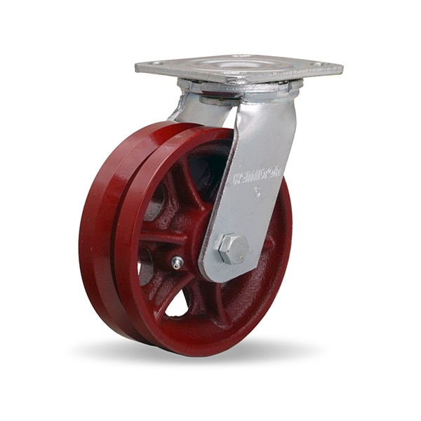 Swivel Caster, 52 6X2 V-Grooved