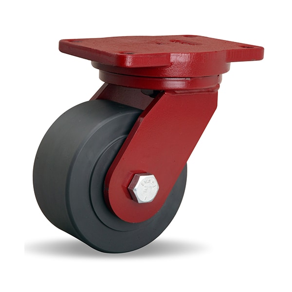 Extra Heavy Duty Swivel Caster, 6" x 3"Nylon Wheel, 3/4" Sealed Precision Ball Bearings