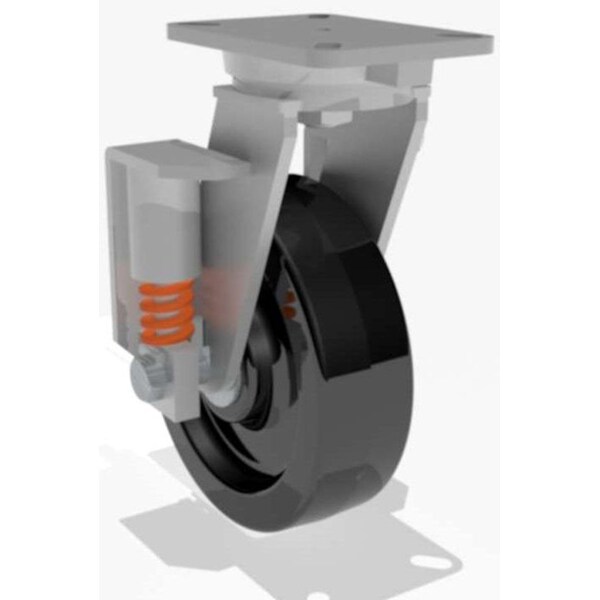 Swivel Spring, Loaded Ch 10X2-1/2 Plastex