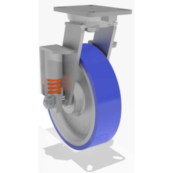 Swivel Spring, Loaded Ch 12X3 Poly-Soft