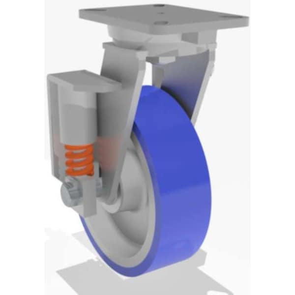 Swivel Spring, Loaded Ch 10X3 Poly-Soft