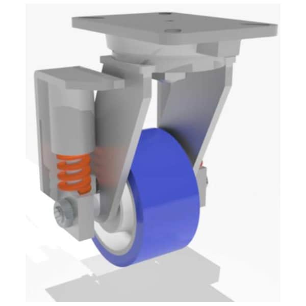 Swivel Spring, Loaded Ch 6X3 Poly-Soft