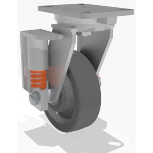 Swivel Spring, Loaded Ch 8X2-1/2 Plastex