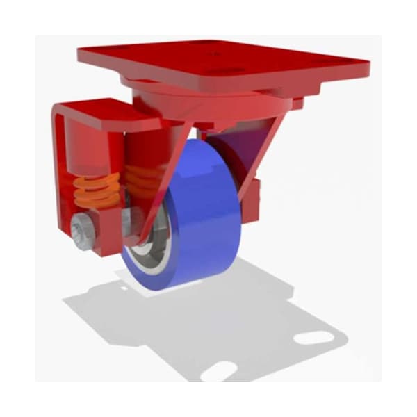 Swivel Spring, Loaded Hs 4X2 Poly-Soft