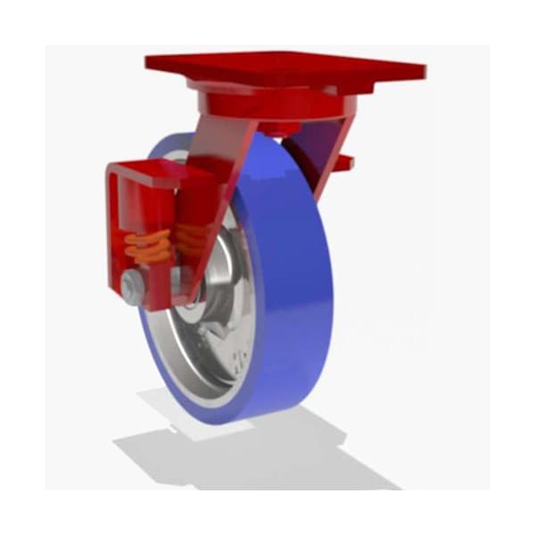 Swivel Spring, Loaded Hs 8X2 Poly-Soft