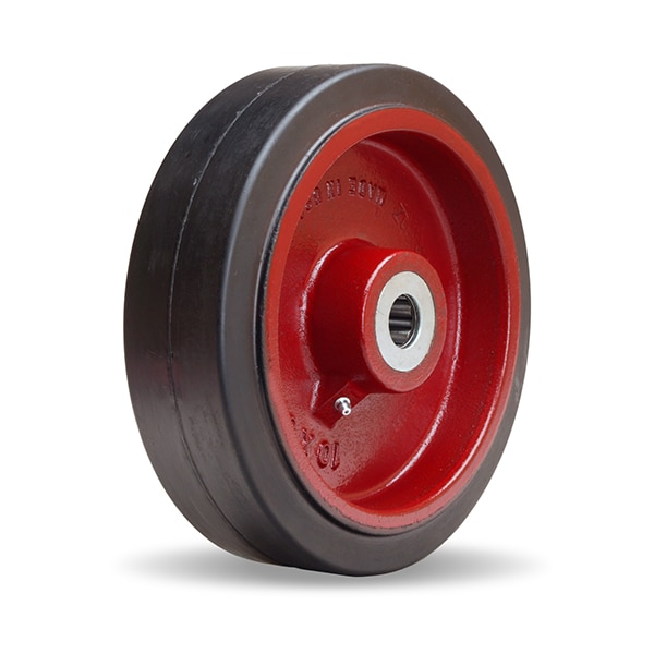 Mold On Rubber Wheel 10X3In W/ 1In Rb