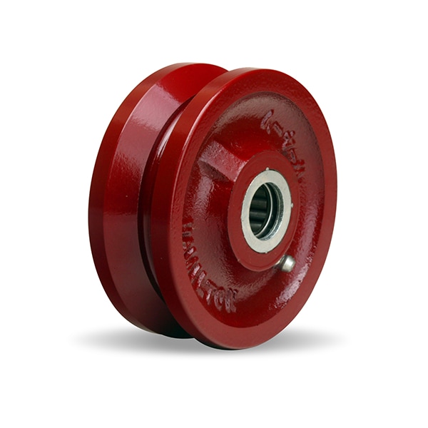 V Groove Wheel, 4X1-1/2 1/2Rb