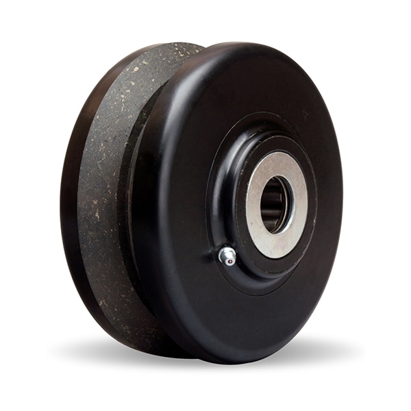 Plastex V-Groove Wheel, 6X2-1/2 1-15/16Pb