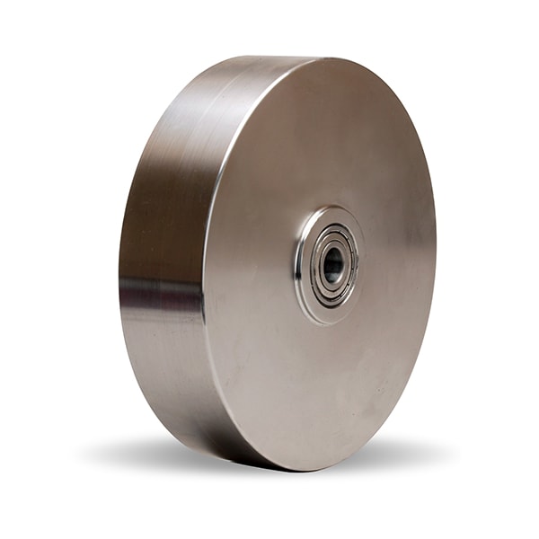 Stainless Stl Whl, 8X2 3/4 Plain Bore