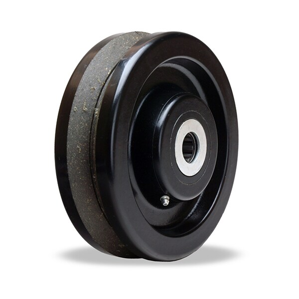 Plastex V-Groove Wheel, 8X2-1/2 1-15/16Pb