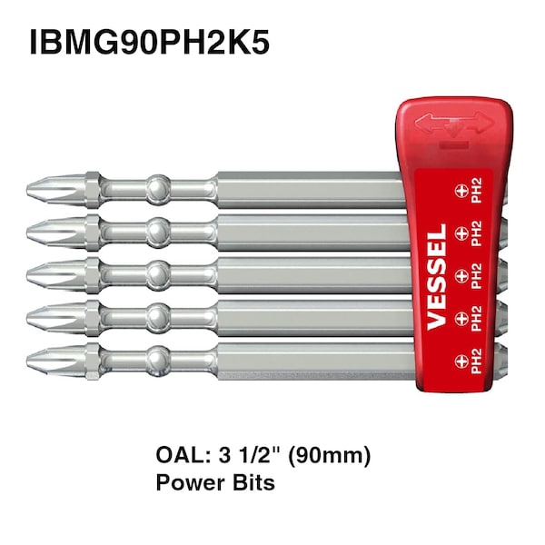 IMPACT BALL Torsion Bit PH2x90, PK5