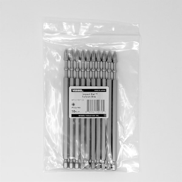 IMPACT BALL Torsion Bit PH2x150, PK10