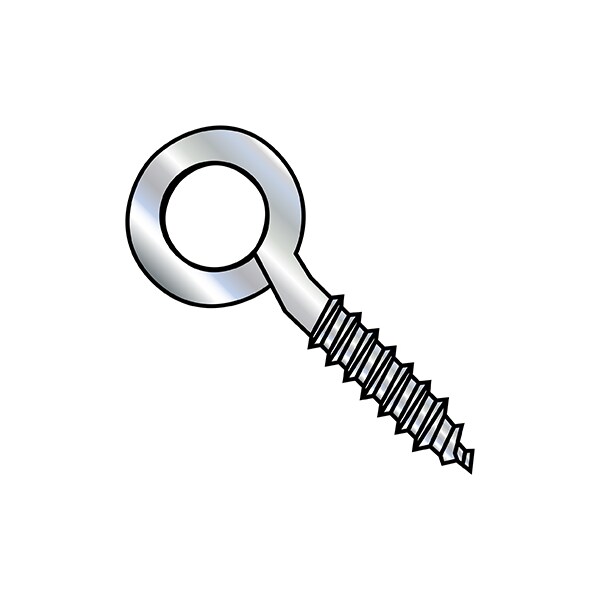 Lag Screw, 1/4 in, 2 in, Steel, Zinc Plated Hex 1200 PK