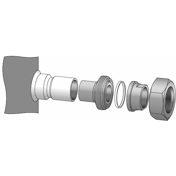 Set Of Brazed Rotolockadap