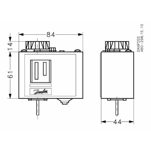 Kp61 -22/55F 80"Cap SPDT