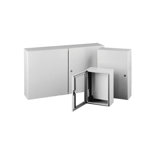 3 Point Latch Electrical Enclosures, 60 in H, 10 in D, 36 in W, NEMA 4, 12, Steel