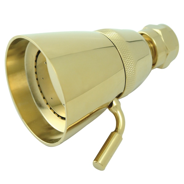 Shower Head, 0, Wall Mount, Polished Brass