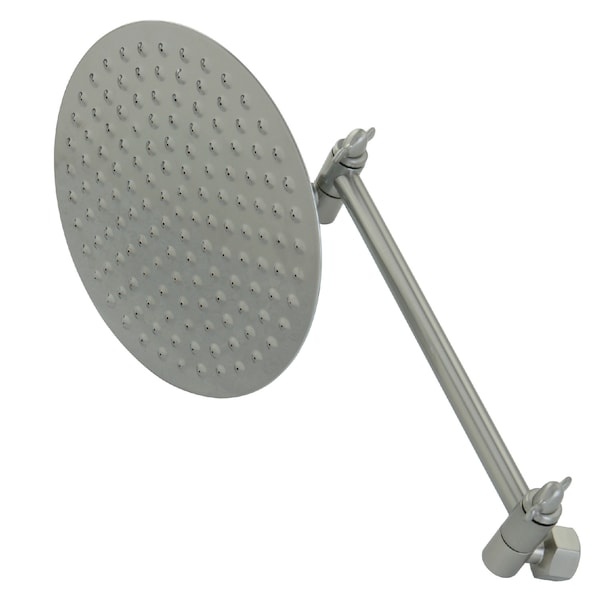 Shower Head, Brushed Nickel, Wall Mount