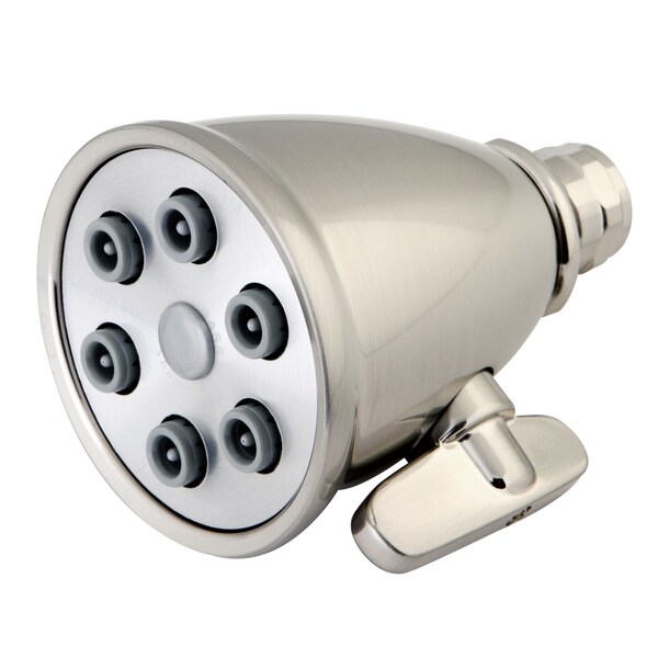 Shower Head, Brushed Nickel, Wall Mount