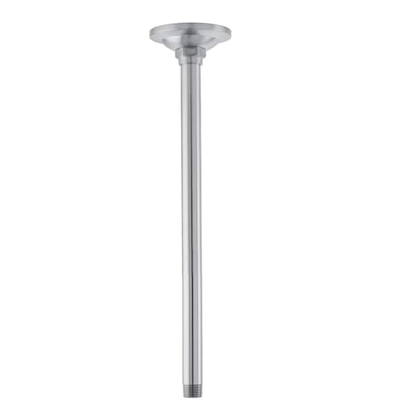 Shower Arms and Flange, Polished Chrome, Ceiling Mount