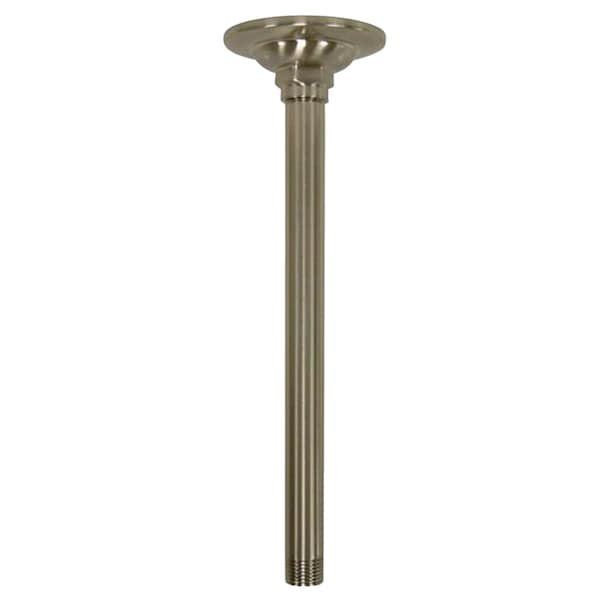 Shower Arms and Flange Brushed Nickel, Ceiling Mount