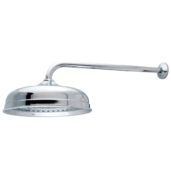 Shower Head, Polished Chrome, Wall Mount