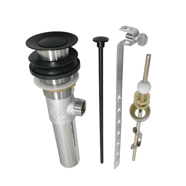 Brass, Bathroom Sink Drain, Pop-Up Drain with Overflow Hole