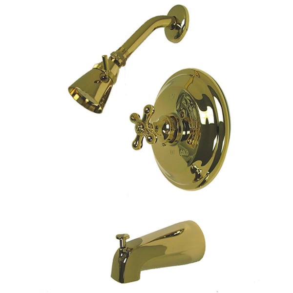 KB3632AX Tub & Shower Faucet Metal Cross Handle