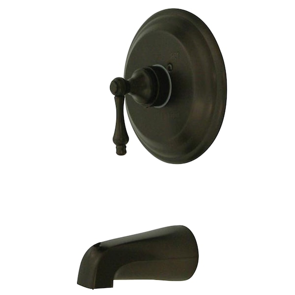 Tub and Shower Faucet, Standard, 2, Wall Mount, Oil Rubbed Bronze