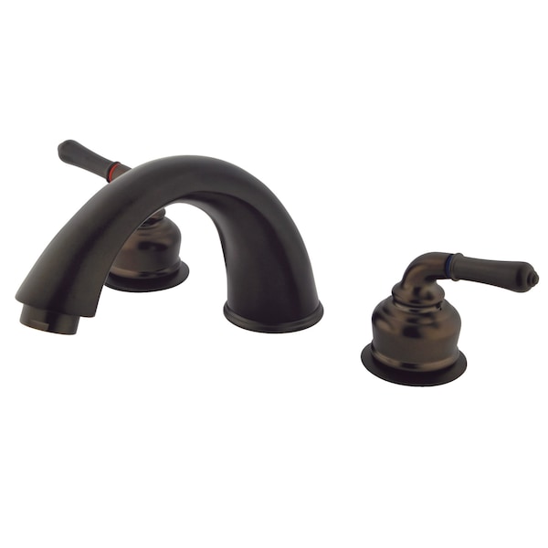 Roman Tub Faucet, Oil Rubbed Bronze, Deck Mount