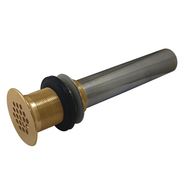Brass, Bathroom Sink Drain, Grid Drain without Overflow