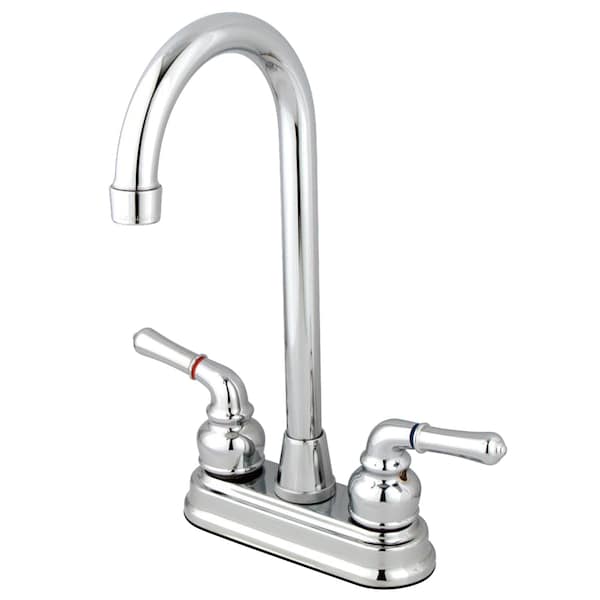KB491 Bar Faucet, Manual, 4" Mount, 2 Hole