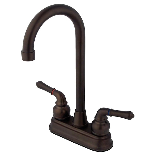 KB495 4" Centerset Bar Faucet, Manual, 4" Mount, 2 Hole