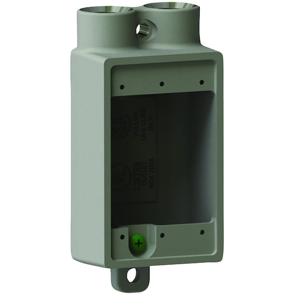 Device Box, Aluminum, Shallw, 1/2", Type FSS