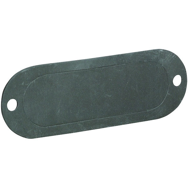 Conduit Fitting Gasket, 4", Neoprene, Plain, Black