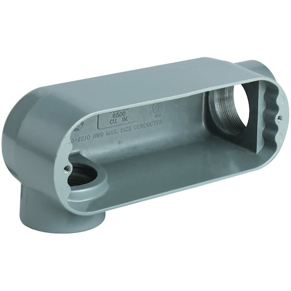 Conduit, 3-1/2", LR Type, Aluminum