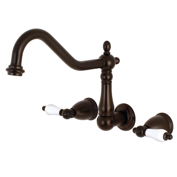 Roman Tub Faucet, Oil Rubbed Bronze, Wall Mount