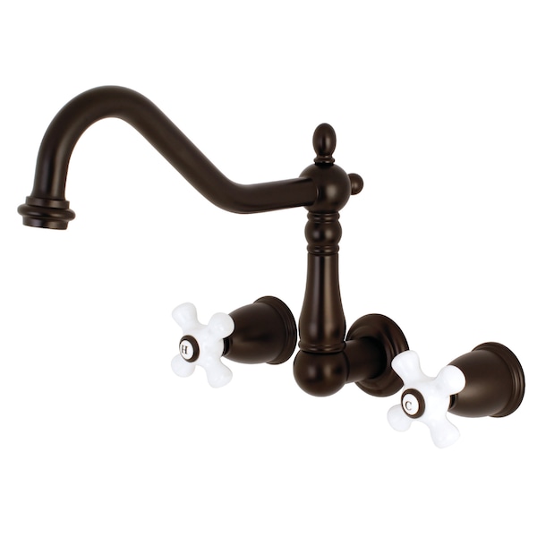 Roman Tub Faucet, Oil Rubbed Bronze, Wall Mount