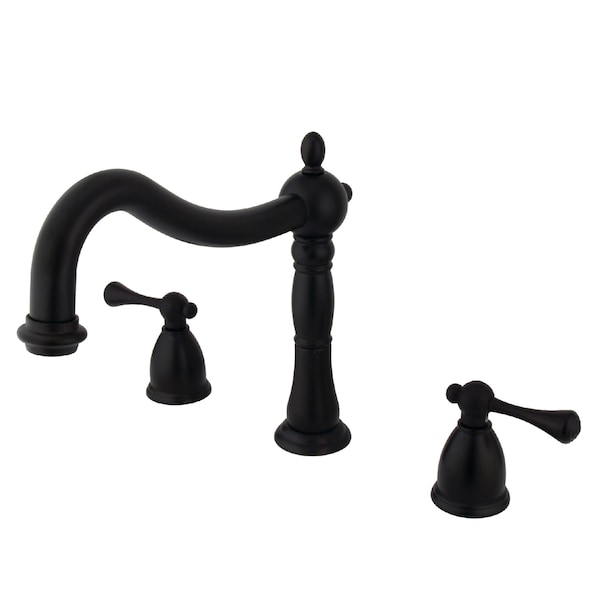 Roman Tub Faucet, Oil Rubbed Bronze, Deck Mount