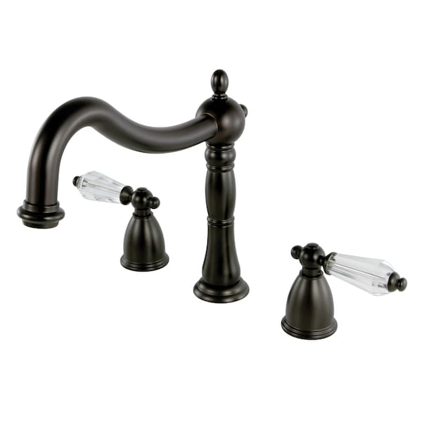 KS1345WLL Roman Tub Filler with Cross Handle