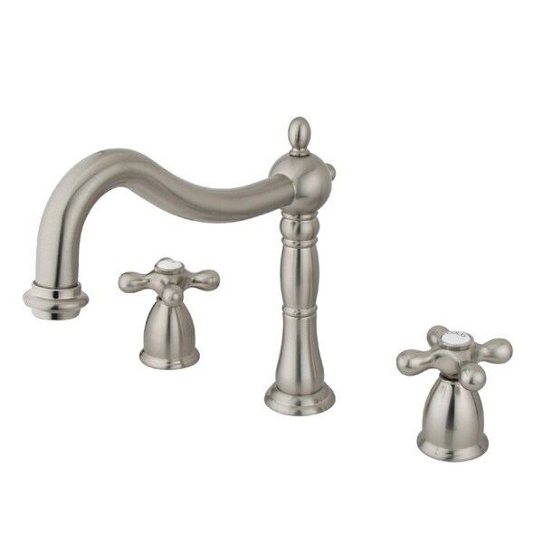 KS1348AX Roman Tub Filler with Metal Cross Handle