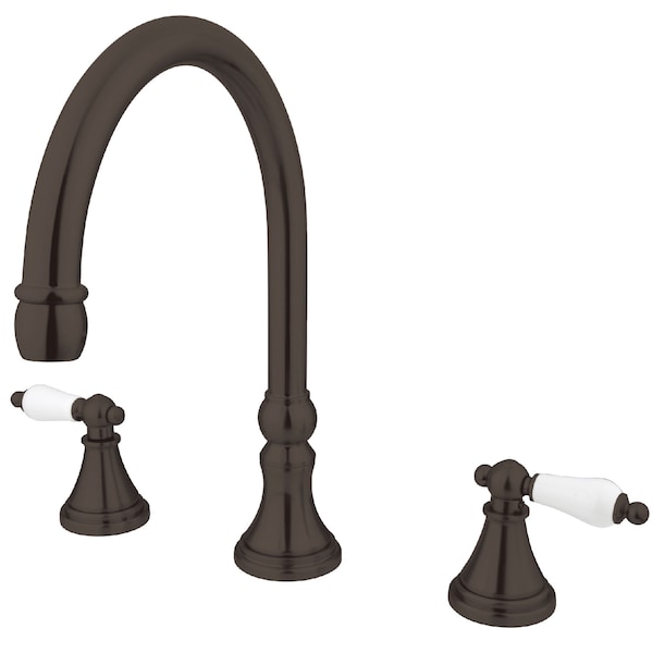 Roman Tub Faucet, Oil Rubbed Bronze, Deck Mount
