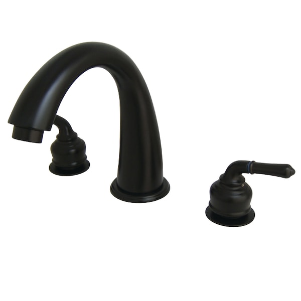 Roman Tub Faucet, Oil Rubbed Bronze, Deck Mount
