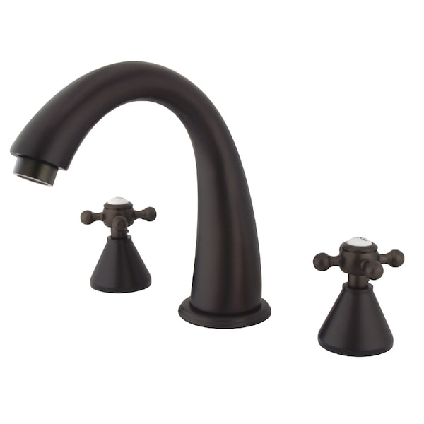 Roman Tub Faucet, Oil Rubbed Bronze, Deck Mount