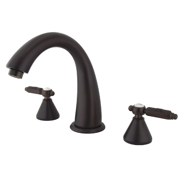 Roman Tub Faucet, Oil Rubbed Bronze, Deck Mount