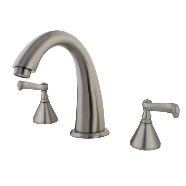 Roman Tub Faucet, Brushed Nickel, Deck Mount