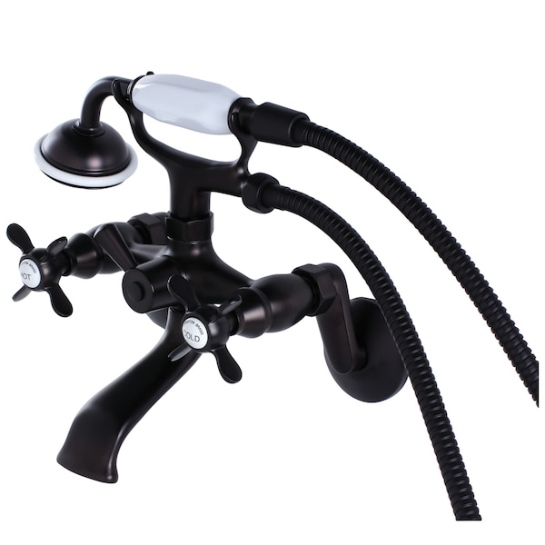 Wall-Mount Clawfoot Tub Faucet, Oil Rubbed Bronze, Wall Mount