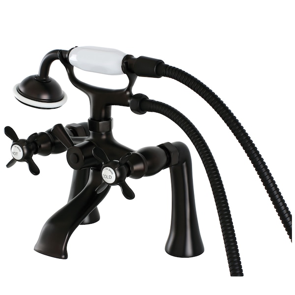 Deck-Mount Clawfoot Tub Faucet, Oil Rubbed Bronze, Deck Mount